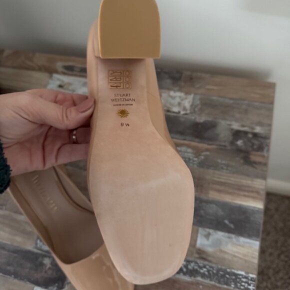 Stuart Weitzman curveblock heels new no box - Picture 5 of 13
